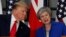 U.S. President Donald Trump and Britain's Prime Minister Theresa May hold a joint news conference in London on June 4. 