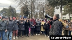 „რუსთავის აზოტის“ გაფიცული თანამშრომლები