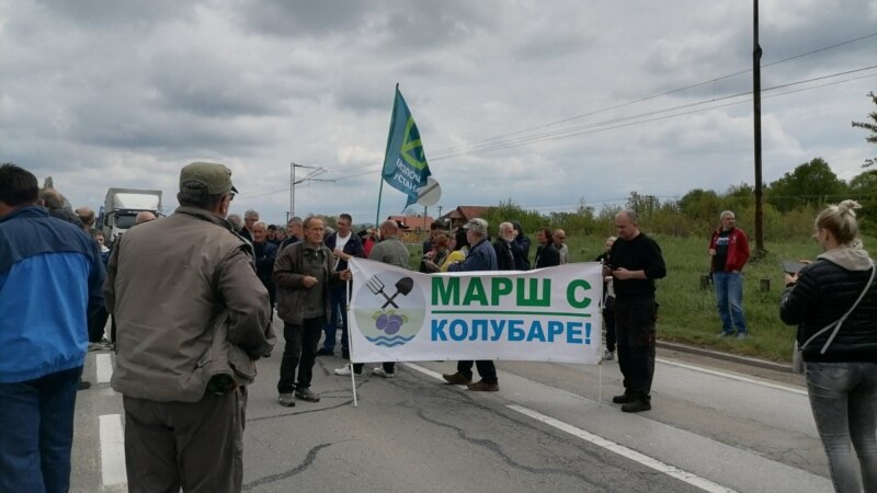 Blokada saobraćajnice kod Valjeva u Srbiji zbog istraživanja litijuma