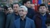 Armenia - Former President Serzh Sarkisian takes part in a demonstration in Yerevan, April 23, 2022.