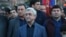 Armenia - Former President Serzh Sarkisian takes part in a demonstration in Yerevan, April 23, 2022.