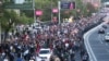 Armenia - Opposition supporters participate in an "awareness march" in Yerevan, April 27, 2022