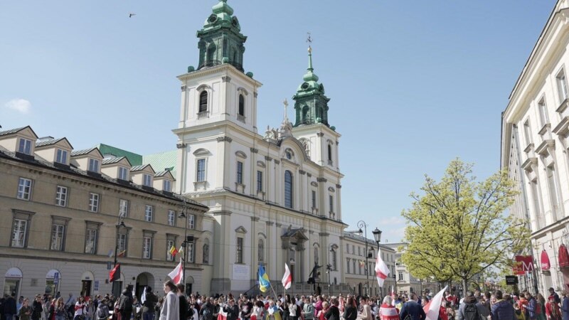 У Варшаве адбылася акцыя на дзень нараджэньня палітзьняволенай Марыі Калесьнікавай