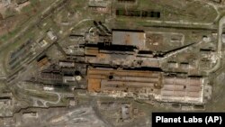 Fabrika Azovstal nga pamjet satelitore.