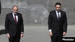 ნიკოლ ფაშინიანი და ალენ სიმონიანი