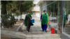 На улице в столице Туркменистана. Иллюстративное фото