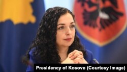 Presidentja e Kosovës, Vjosa Osmani. 