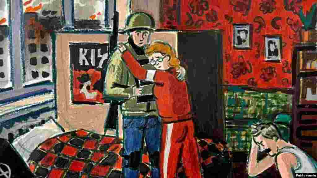 Ukraine -- Drawings by Zoya Cherkassky, The past and now