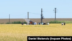 Imagine de la un accident aviatic care a avut loc în Constanta, în 2017. MiG-urile 21 au fost implicate în ultimii 30 de ani în 26 de accidente, în urma cărora 11 piloți și-au pierdut viața.