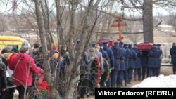 Похороны погибшего в Украине срочника, Россия