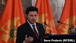 Kryeministri i Malit të Zi, Dritan Abazoviq, prill 2022. 