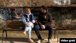 Стефан Ангеловски и Вероника Золотухина во Скопје