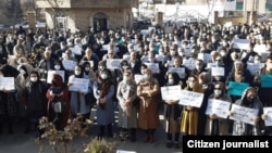 Pamje nga protestat e mësuesve në Teheran, javë më parë.