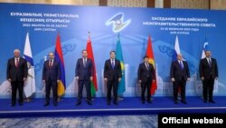 Заседание Евразийского межправительственного совета в Нур-Султане. 25 февраля 2022 года.