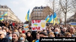 Архіўнае ілюстрацыйнае фота. Антываенны пратэст ва Ўкраіне