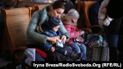 Refugiată din Ucraina, martie, 2022