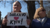 Anti-war protests in Sarajevo