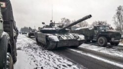 Rusiya tankları Kiyevə doğru irəliləyir