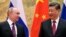 Russian President Vladimir Putin (left) and his Chinese counterpart, Xi Jinping (file photo)