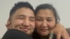 Miras Tasharghanov, pictured here with his mother, Gulzhan Tasharghanova, thought he was going to be working in a Russian meat-processing plant. Instead he ended up in Ukraine with the Russian Army.  