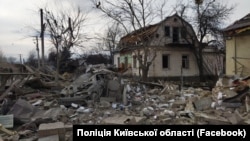 The results of the strike in the village of Markhalivka near Kyiv
