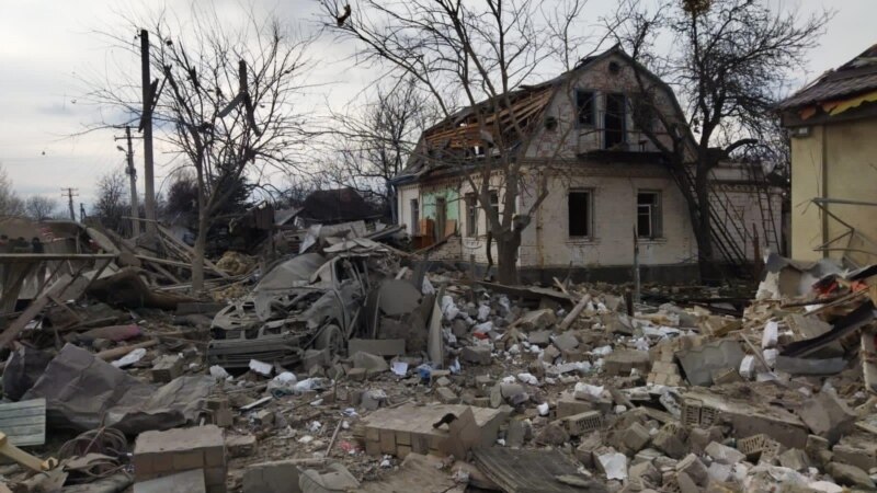 Russian Air Strike Kills Six People In Village Near Kyiv