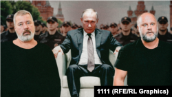 Коллаж: Муратов, Путин, Губарев