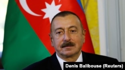 Претседателот на Азербејџан Илхам Алиев 