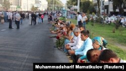 Islam Karimov's funeral in Samarkand on September 3.