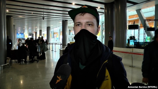 Aleksei, 25 vjeç, u zhvendos në Armeni pas luftës së Rusisë në Ukrainë.
