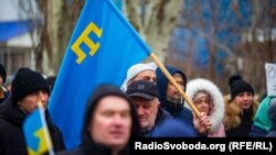 Locals throughout the Kherson region, including Oleshky, have turned out for daily demonstrations against the war.