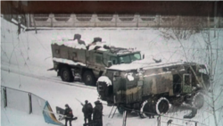 Rusiya hərbçilərinin Trostyanetsdə,