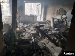 Зруйнована квартира. Результат російського удару по Миколаєву. 7 березня 2022 року