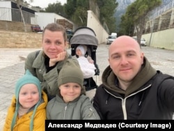 Aleksandr Medvedev and his family have left Russia for Turkey.