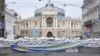 <font>The National Academic Opera and Ballet Theater.&nbsp;</font><font>Historians recall that the last time it looked like this was in 1941, when Odesa was besieged by the Nazis.</font>