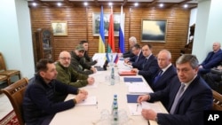 Переговоры делегации Украины и России в Беларуси