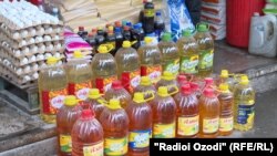 Цены на растительное масло в Таджикистане немного снизились