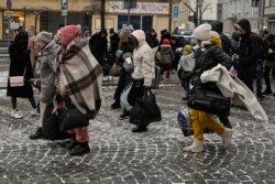 Refugjatët ukrainas duke arritur në Poloni. 9 mars 2022.