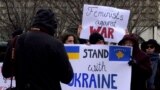 Kosovo_Protest in solidarity with the people of Ukraine_7. March 2022.