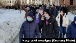 Акция протеста 6 марта в Иркутске (архивное фото)