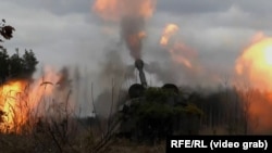 Tüzérségi támadás Kijev közelében 2022. március 6-án