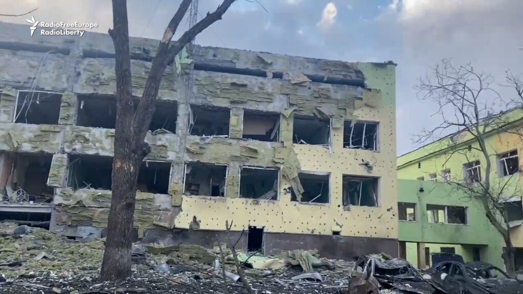 'Colossal Destruction' From Air Strike On Mariupol Maternity Hospital Blamed On Russian Forces