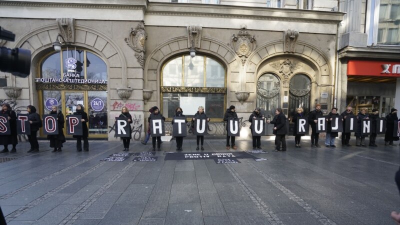 'Žene u crnom' izrazile solidarnost sa mirovnim pokretima u Rusiji i Ukrajini