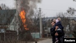 Абстрэл у Ірпяні ля Кіева