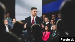 Márki-Zay Péter ellenzéki miniszterelnök-jelölt bemutatja a programját 2022. március 9-én