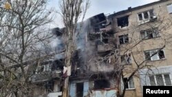 Жилищна сграда в Николаев, пострадала от руски обстрел