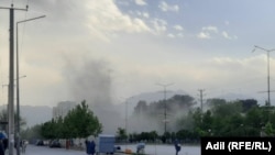 تصویری آرشیوی از انفجاری در کابل