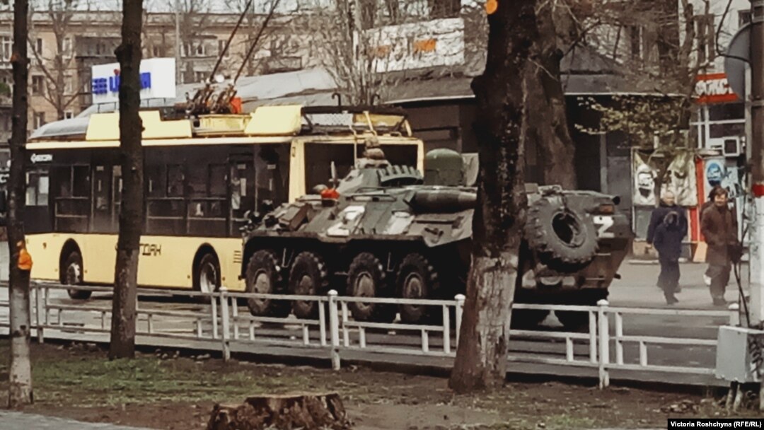 Вулиці Херсону, квітень 2022 року