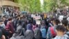 Students in Iran have been protesting the imposition of stricter regimes in many universities. 