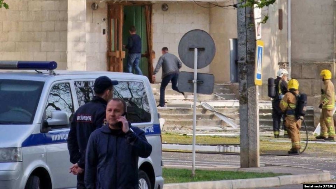 Полиция след експлозията в Тираспол
